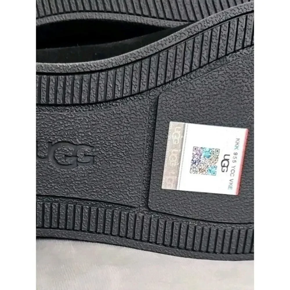 Ugg Josefene Short Boot In Black Womens Velvety Suede Size US 9.5 EU 40.5 NEW